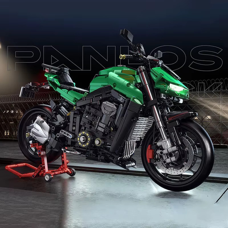 BXA Kawasaki Ed Z1000 Motorrad Modell, Bausteine, Fahrzeuge - Bild 4