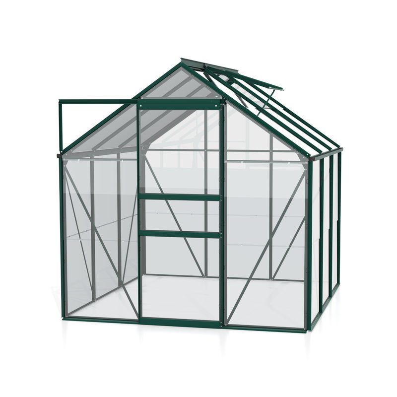 Vitavia Gewächshaus Venus 3800 in Grün mit 3 mm Einscheiben-Sicherheitsglas und 3,8 m² Fläche - Bild 3
