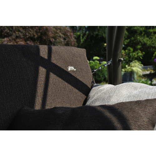 Angerer Freizeitmöbel Hollywoodschaukelauflage Smart Coffee, braun, B/L: 180 x 54 cm - Bild 4