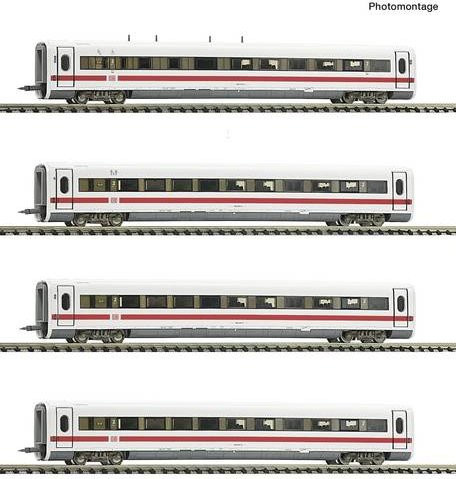 Fleischmann Ergänzungswagen zum ICE 1 (BR 401) „30 Jahre ICE“, 4-teiliges Set, Spur N - Bild 1