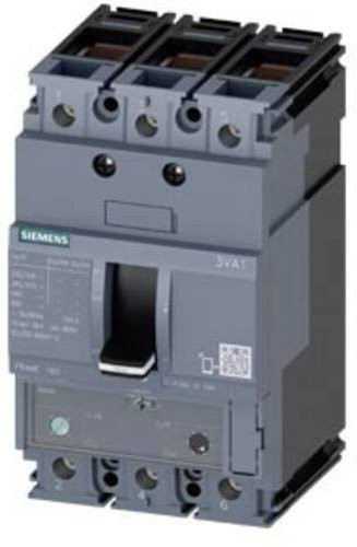 Siemens 3VA1112-6EF36-0AA0 Leistungsschalter in Grau mit einem Einstellbereich von 88 - 125A und einer maximalen Schaltspannung von 690 V/AC - Bild 1