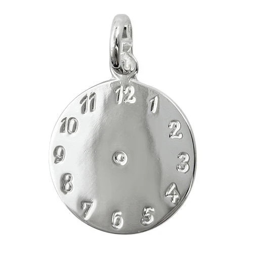 SIGO Anhänger Uhr Geburtsanhänger, 925 Silber, Kinder - Bild 1