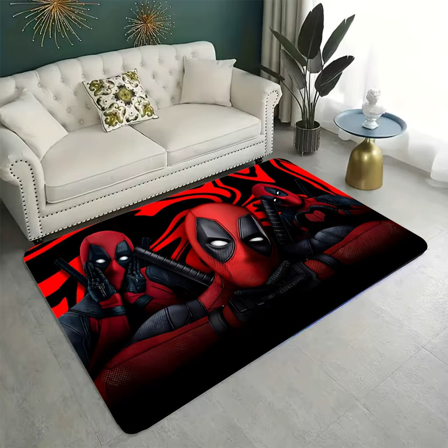 Beast Kingdom Deadpool Cartoon Design Flanell-Türmatte in Multicolour - Bild 3