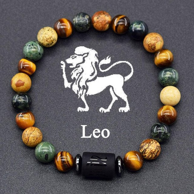 Armband, Tigerauge, Hämatit, 8mm, Unisex, Schwarz - Bild 1