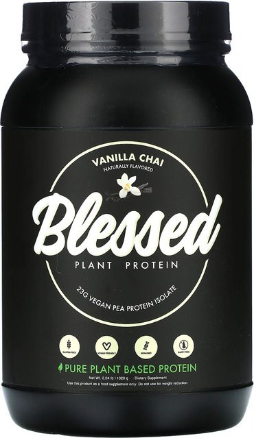 EHPLabs Gesegnet Pflanzenprotein Vanille Chai 1.020 g - Bild 1