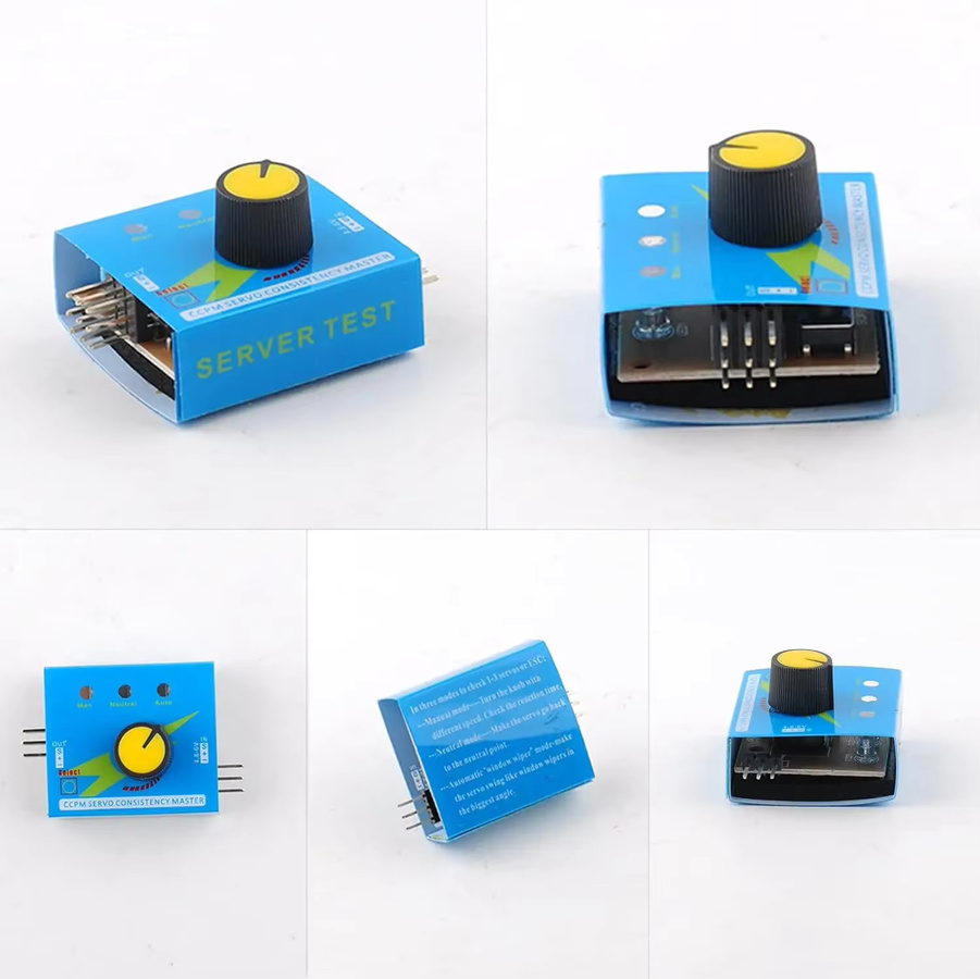 Wishiot 3CH Digital Servo Tester RC Konsistenz CCMP Master Speed Controller Checker, Zubehör, Blau - Bild 4