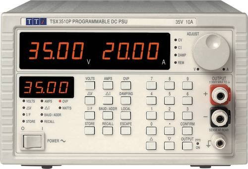 Aim TTi TSX 3510P Labornetzgerät in Grau, 1 Ausgang, einstellbar 0 - 35 V/DC und 0 - 10A, 360W - Bild 1