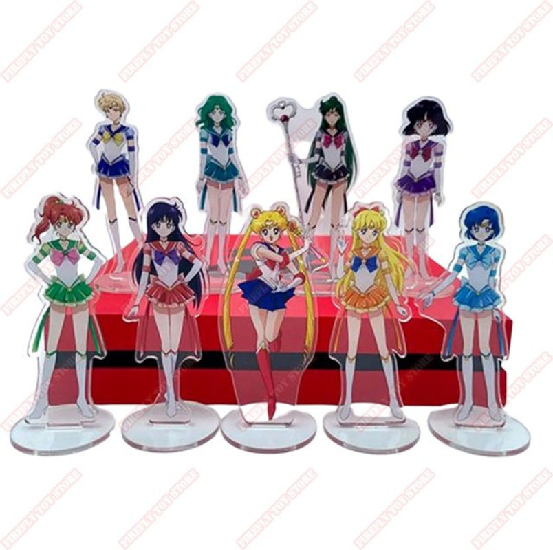 Bandai Anime Action Figur aus Acryl mit Seemann Mond Animation Charakteren in Mehrfarbig als Sammlerstück und Dekoration - Bild 1