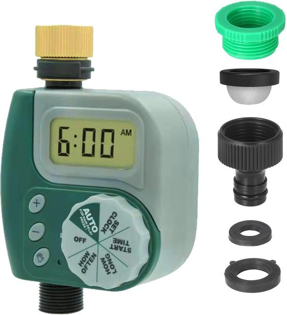 Orbit Digitaler programmierbarer Wassertimer für die automatische Gartenbewässerung, dunkelgrün - Bild 1