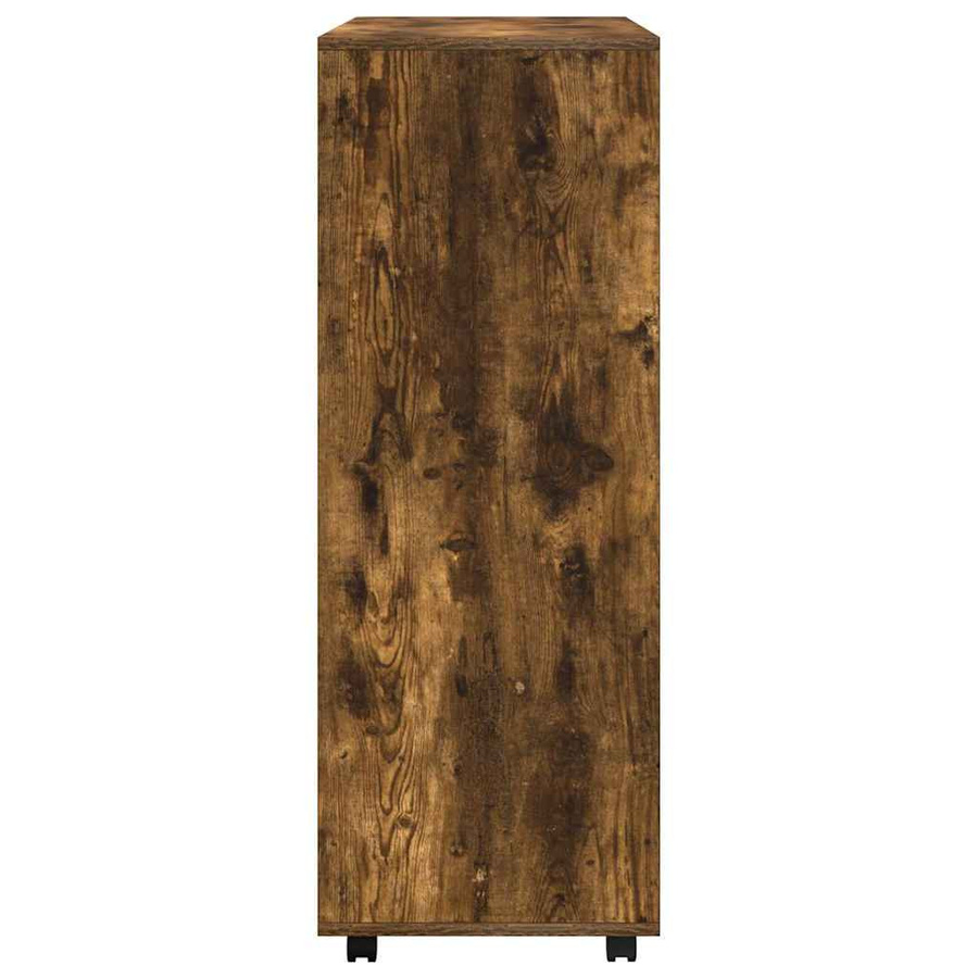 vidaXL Kleiderschrank Räuchereiche Braun B: 80 cm, T: 40 cm, H: 110 cm - Bild 5