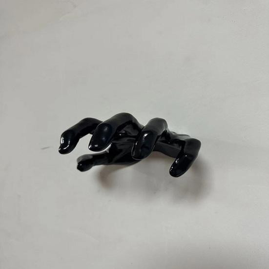 Amusedly Dämonenhandstatue in Schwarz als gruselige Wandskulptur für Halloween und Partydeko - Bild 4