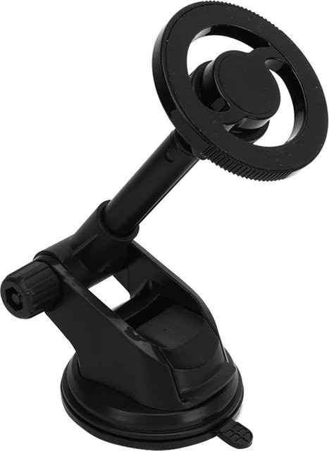 Magnetische Handyhalterung für das Auto von Koogeelife in Schwarz mit drehbarem Haltebügel und magnetischen Saugaufklebern - Bild 1