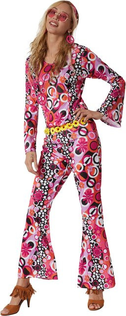 tectake Damenkostüm Hippie Flowerpower - Bild 1