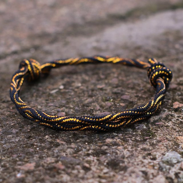 Noter Armband, Stoff, Schwarz, Unisex, Bohemian - Bild 1