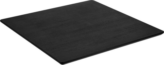 VEGA Acerios Indoor-Tischplatte quadratisch in Schwarz, B/T: 80 x 80 cm, Höhe: 2,5 cm - Bild 1