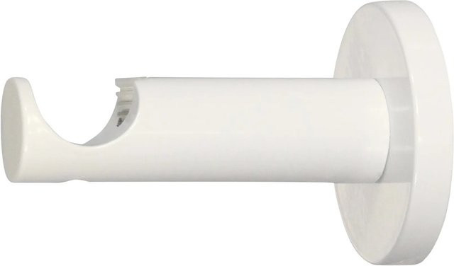 Mydeco Gardinenstangen-Halterung Function Weiß aus Metall mit Ø 2 cm und 6,5 cm Abstand - Bild 1