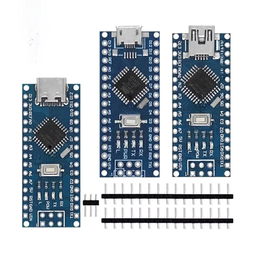 HZWDONE Arduino Nano 3.0 Atmega328 Controller kompatibles PCB Development Board Modul in Blau - Bild 3