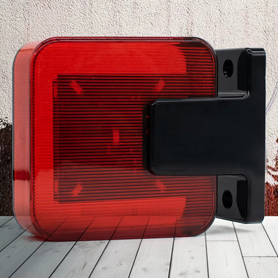 Scimagic-RC LED Outdoor Stroboskop-Warnleuchte in Rot mit Wandmontage für Notfälle - Bild 5