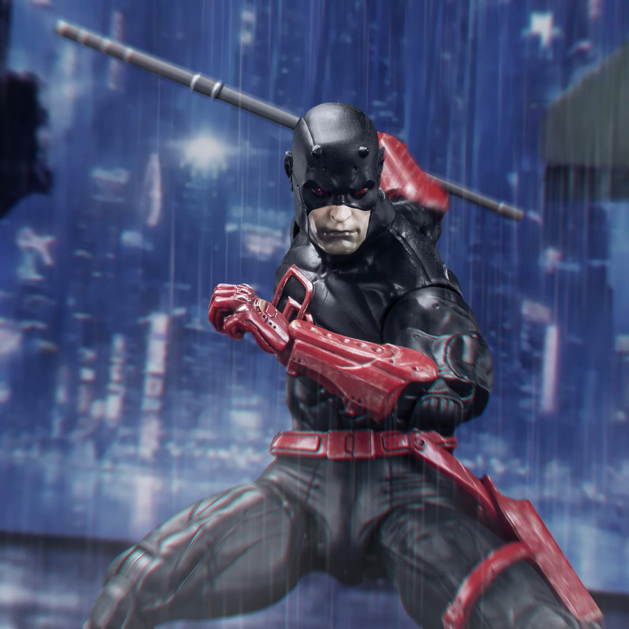 Hasbro Marvel Daredevil Classic Red Shadowland Reborn Black Actionfigur - Bild 2