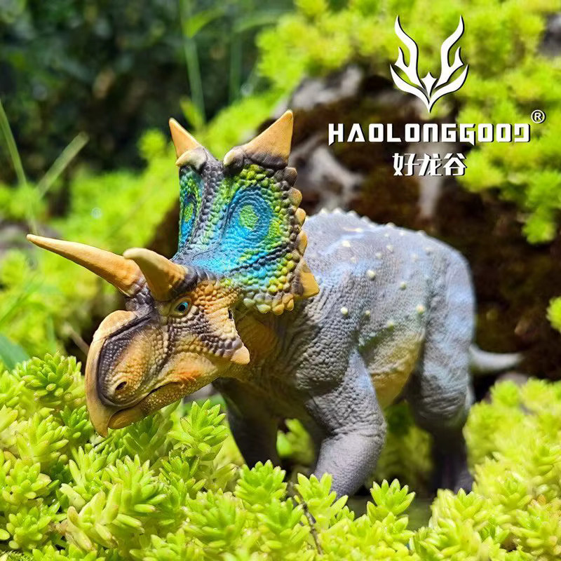 HAOLONGGOOD Xenoceratops Triceratops Dinosaurierfigur, Maßstab 1:35 - Bild 2