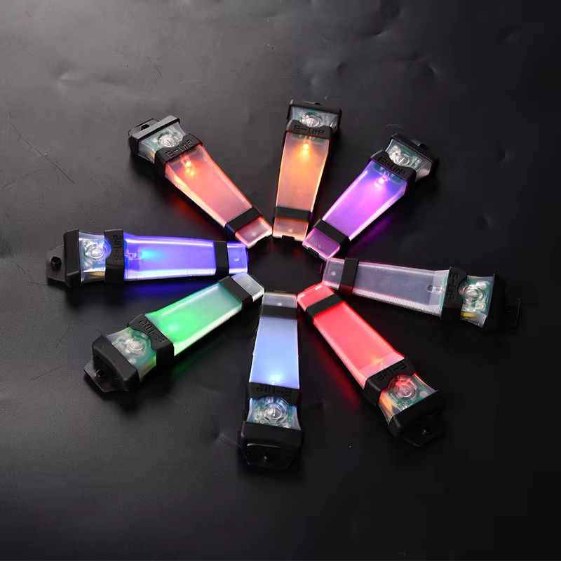 WADSN Taktisches IR Strobe Signal Licht für Helme, Wasserdichte RGB Blinklampe in Rot und Multicolour für Outdoor und Survival - Bild 3