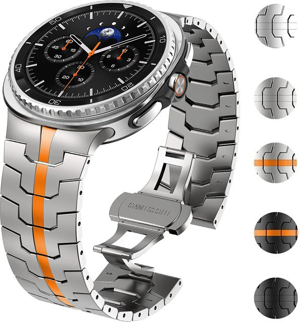 FancyWrist Uhrenarmband Edelstahl, Silber, Unisex - Bild 1