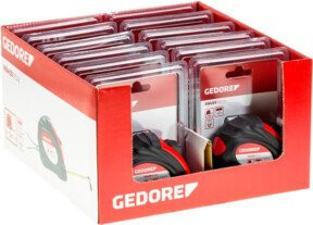 Gedore Red Rollbandmaß 12-teiliges Set in Rot, Länge: 3 m - Bild 1