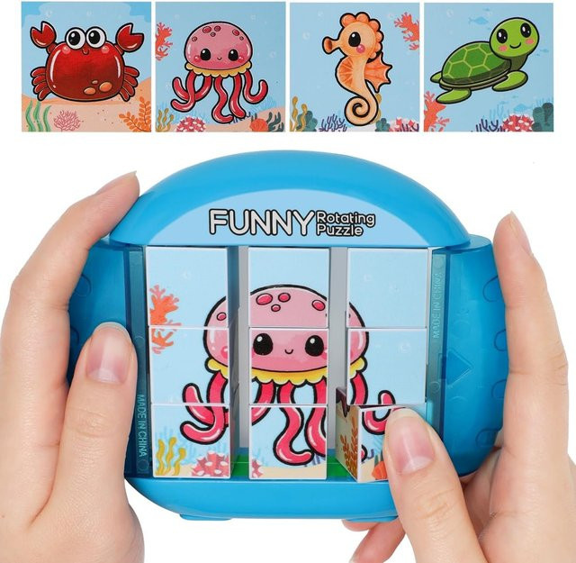 Yiran toy 4in1 Rotierendes Puzzle Fidget Spielzeug ab 3 Jahren - Bild 1