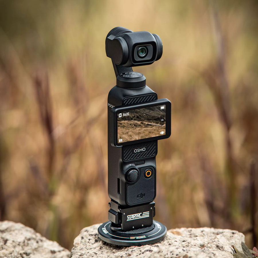 STARTRC Magnetische Basishalterung in Schwarz für DJI OSMO Pocket 4/3, Insta360 X3 X4, Go3 und GoPro 13 12 11 10 Kamera-Zubehör - Bild 4