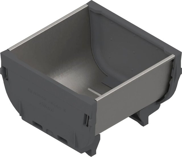 Blum Orga-Line Schubladen-Einsatz aus Kunststoff und Edelstahl in Silber/Grau, B/T/H: 8,8 x 8,8 x 6,0 cm - Bild 1