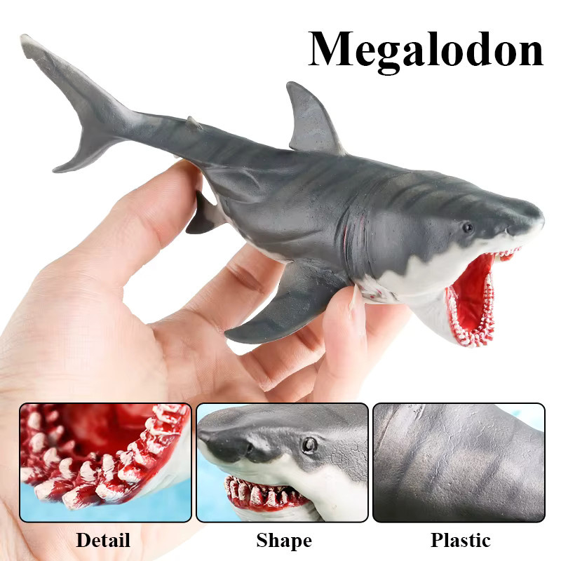 Oenux Savage Marine Sea Life Megalodon Actionfigur, Meerestiere, Einzelfigur - Bild 2