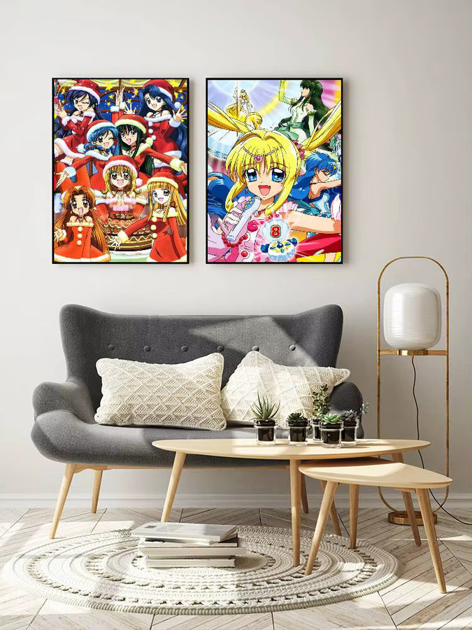 Mermaid Melody Anime Vintage Wandkunst Poster in Mehrfarben, Papierposter für dein Zuhause oder Arbeitszimmer - Bild 5