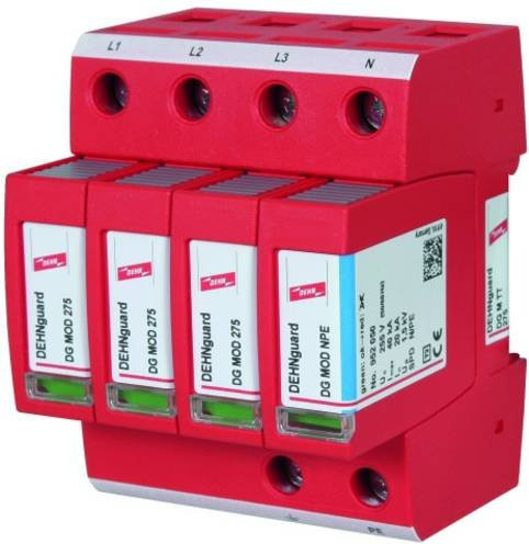 DEHN Überspannungsschutz-Ableiter DEHNguard 230/400V Typ 2 DG M TT 275 in Rot - Bild 1