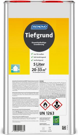 RENOVO Tiefengrundierung für Putz, lösemittelbasiert, transparent - Bild 1