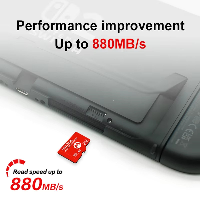 SanDisk microSD EXPRESS Speicherkarte für Nintendo Switch 2, MicroSDXC mit bis zu 880 Mbit/s, 256 GB - Bild 4
