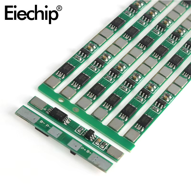 10 Stück BMS Ladeschutzmodul für 1S 3,7V 3A Lithium-Batterien in Grün - Bild 2