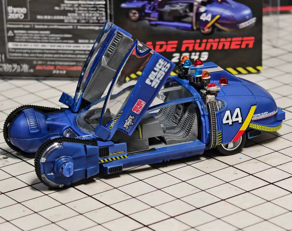 Threezero Blade Runner 2049 Offizier K Polizei Spinner Fahrzeug Modell, 3,7 Zoll - Bild 3
