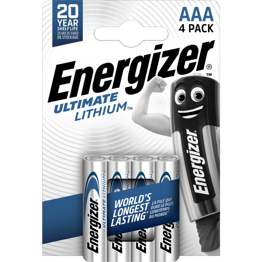 Energizer Ultimate Lithium AAA Batterien, 4 Stück, Silber - Bild 2