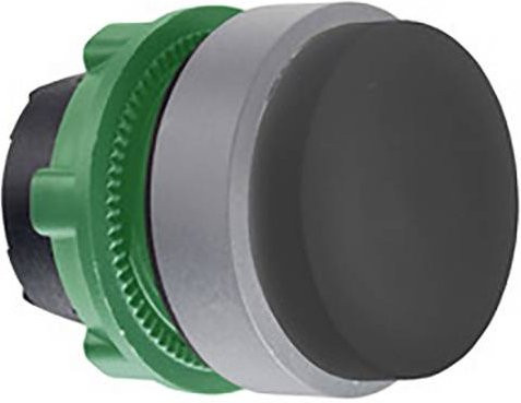 Schneider Electric ZB5AL2C0 Drucktaster-Frontelement aus Kunststoff in Schwarz und Grau - Bild 1
