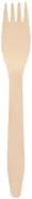 Papstar Gabel pure in Beige mit polierter Oberfläche - Bild 1