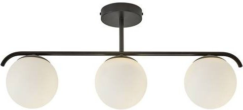 Nordlux Grant 3x15 Pendelleuchte E14 Schwarz mit Glaselementen - Bild 1