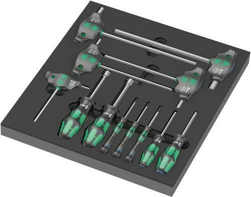 Wera Hex Schraubendreher-Set 1, 12-teilig mit Schaumstoffeinlage 9713 - Bild 1