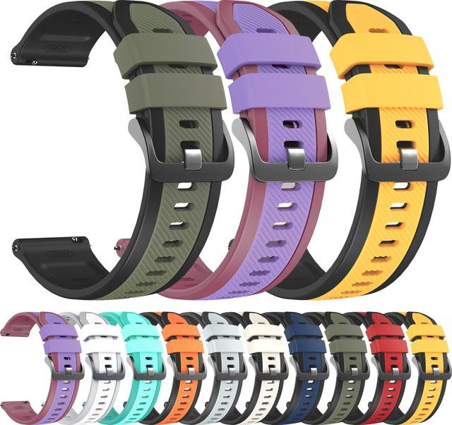 Realme Uhrenarmband Silikon, 22 mm, Multicolor, Unisex - Bild 1