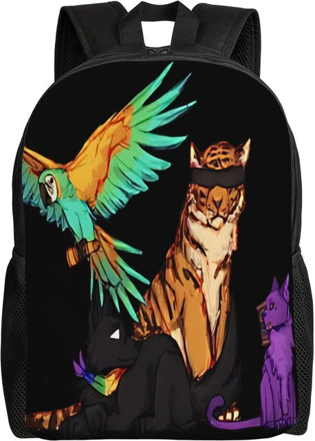 Wemmbu FlameFrags SpokeIsHere Rucksack aus Canvas in Schwarz für Herren, Damen und Teenager mit Laptopfach - Bild 1