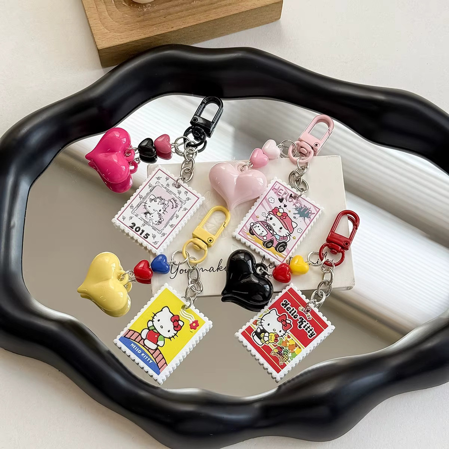 Sanrio Anhänger, Kitty Katze, Herz, Mädchen - Bild 2