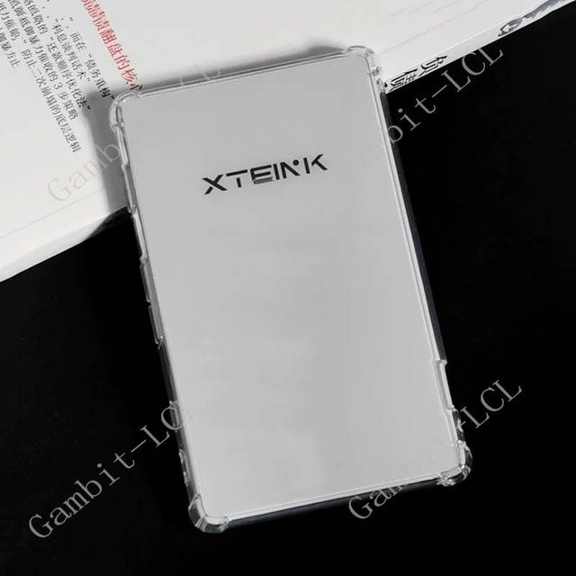 Xteink Anti-Sturz Hülle für X4 E-Book 4.3, Stoßfeste TPU Schutzhülle in Grau und Transparent - Bild 1