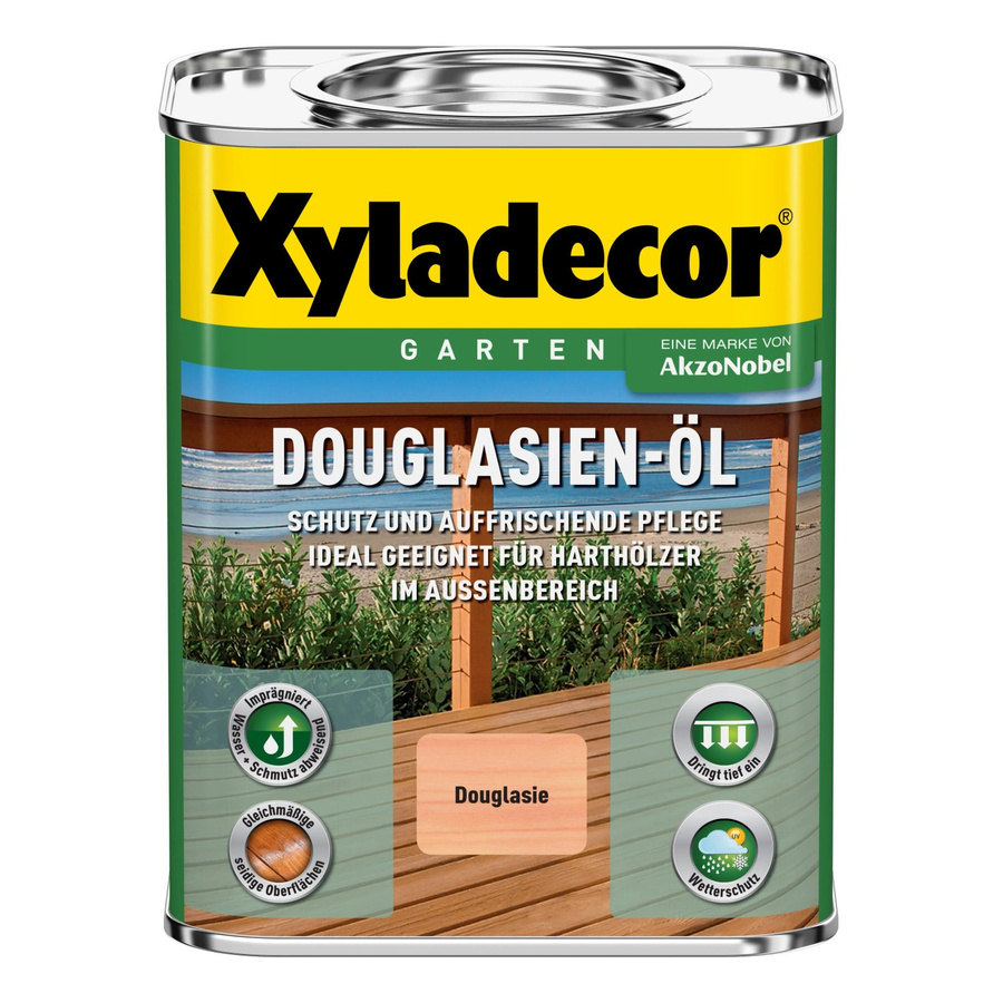Xyladecor Douglasien-Öl Holzschutz für außen transparent seidenglänzend 0,75 l - Bild 2