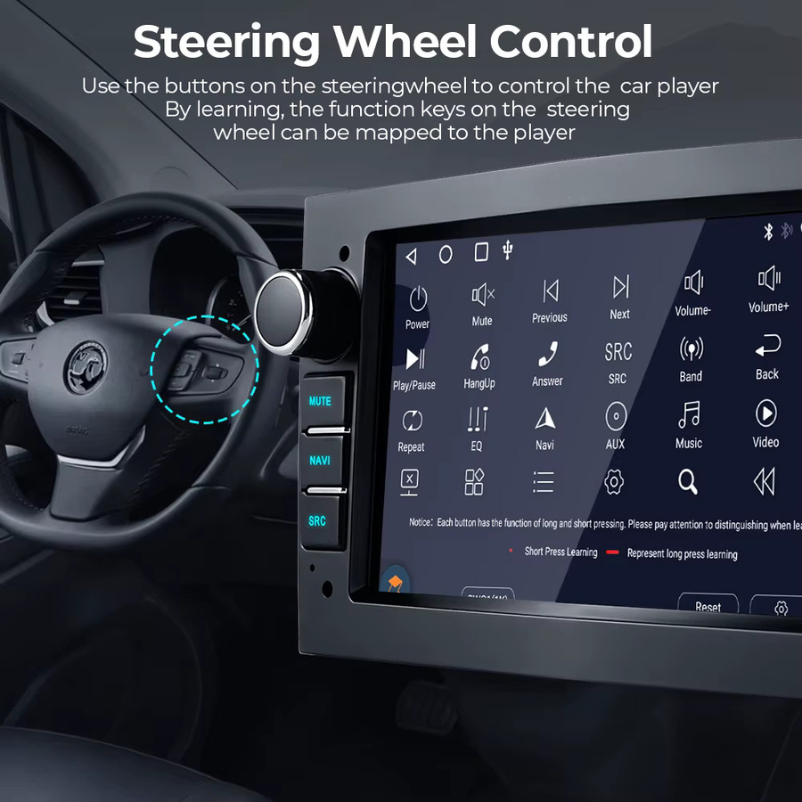 Gearelec Android 14 2-Din Autoradio mit CarPlay in Schwarz für Opel Astra H G J, Zafira B, Corsa C D, Antara, Vectra und Vivaro - Bild 4