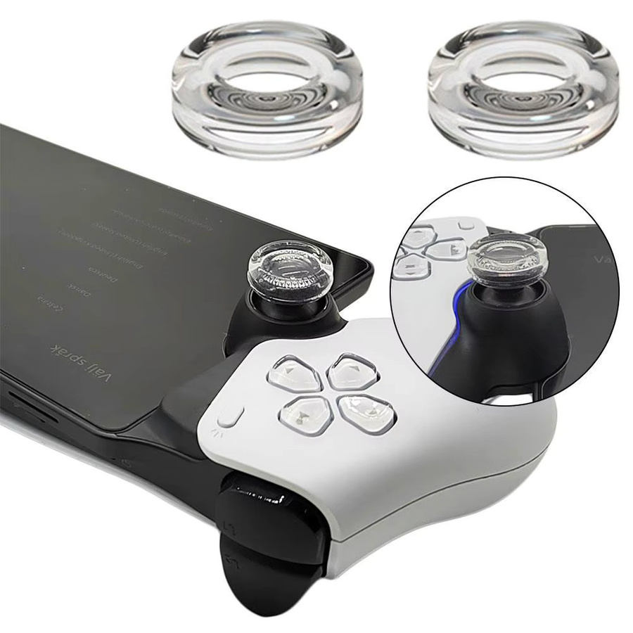 Sony Rocker Kappe für PlayStation Portal und PS5, Silikon Daumen Grip Abdeckung, transparent - Bild 3