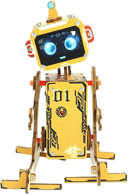 MYGVN DIY Roboter Wissenschaft 3D Holz Puzzle, Sprachaktiviert, mit Sound - Bild 1